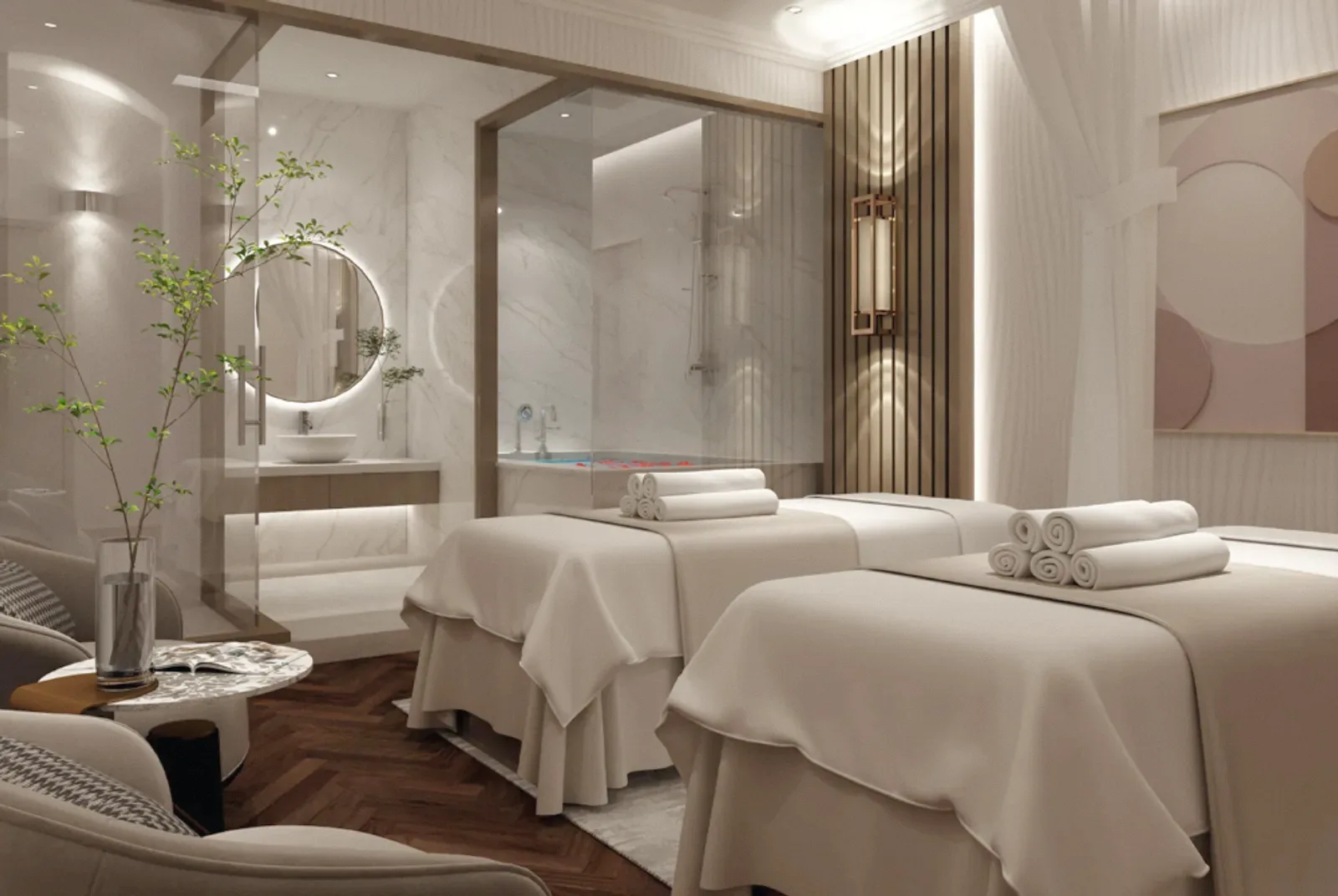 Phòng trị liệu đôi tại VIP Spa MerPerle Đà Lạt