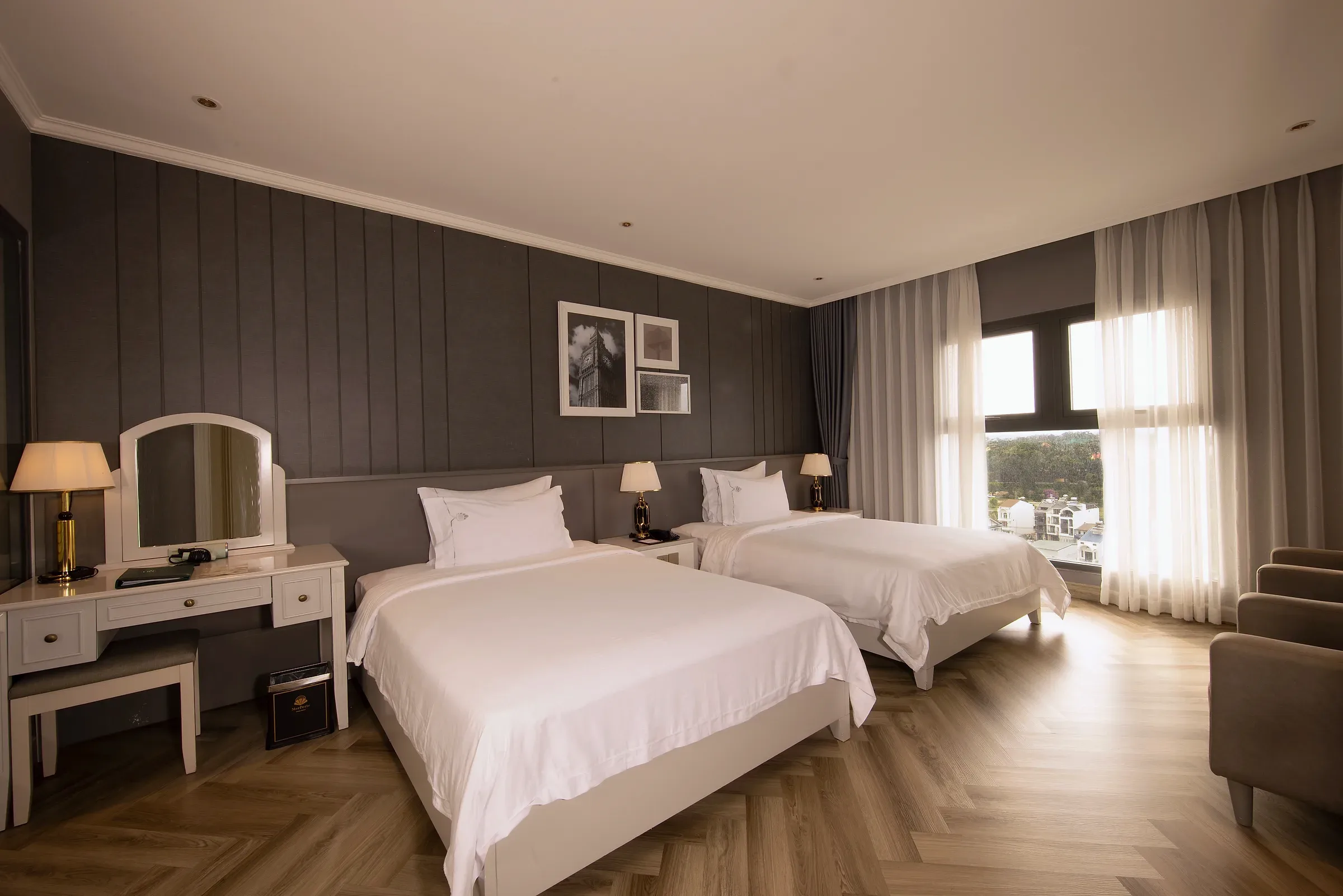 Phòng hai giường tại MerPerle Dalat Hotel